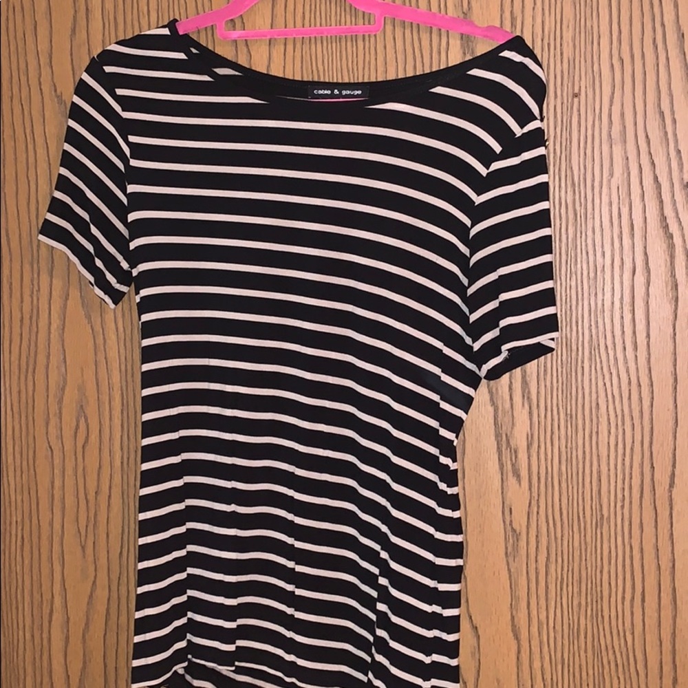 Shore Sleeve Striped Top